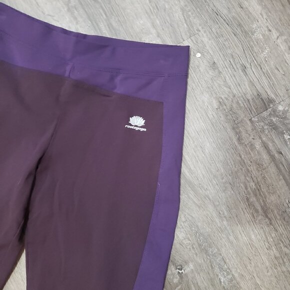 Roots Yoga Leggings * Size XS * Plum Colour - Picture 3 of 6